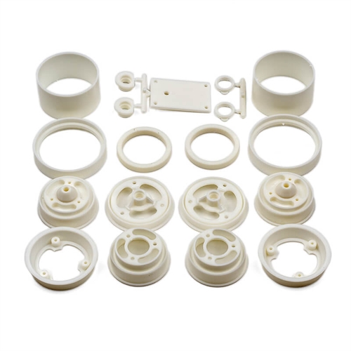 TEAM ASSOCIATED RC10 WHEELS FRONT & REAR - WHITE
